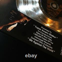 2Pac Tupac Shakur (Me Against The World) CD LP Record Vinyl Autographed Signed