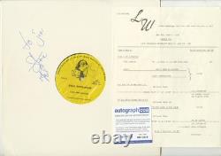 2 Humble Pie Signed Interview Vinyl Records, Steve Marriott and Jerry ACOA BBC