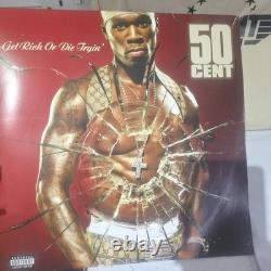 50 cent get rich or die tryin lp with signed athenticated certificate