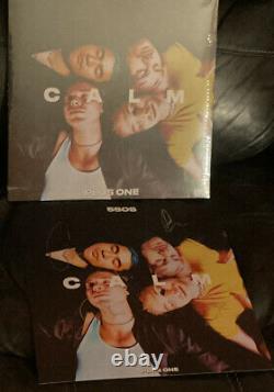 5SOS 5 Seconds Of Summer CALM Plus 1 Exclusive Pink Vinyl And Signed Lithograph