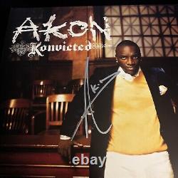 AKON Signed Konvicted Vinyl Album Record Autographed Beckett Coa