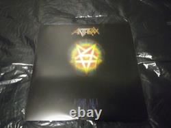 ANTHRAX Signed Autographed RaRe For All Kings 2016 Pink Vinyl Double RECORD LP