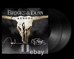 AUTOGRAPHED Brooks & Dunn REBOOT II Black Vinyl LP SIGNED NEW IN HAND