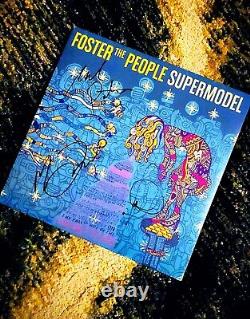 AUTOGRAPHED Foster The People Supermodel Band Signed Vinyl LP Record AWESOME