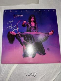 AUTOGRAPHED Grace Slick Dream Vinyl Record NM Has Certificate Of Authenticity