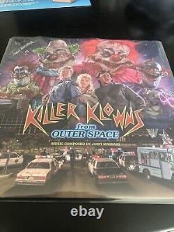 AUTOGRAPHED Killer Klowns from Outer Space Cotton Candy/Popcorn Color Vinyl 2XLP