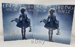 AUTOGRAPHED Lindsey Stirling Snow Waltz Signed Album Jacket and Blue Vinyl LP