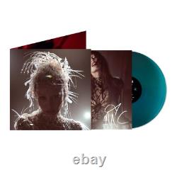 AUTOGRAPHED Miley Cyrus Something Beautiful SEA BLUE Vinyl LP SIGNED PRESALE