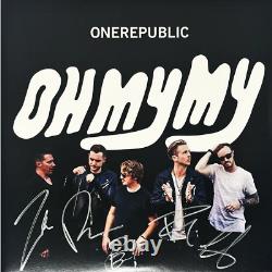 AUTOGRAPHED SIGNED OneRepublic Oh My My Vinyl Red 2 Disc