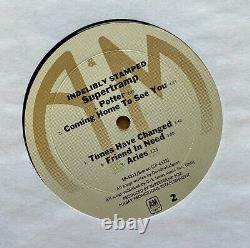 AUTOGRAPHED Supertramp Indelibly Stamped LP Vinyl COA SIGNED Full Band