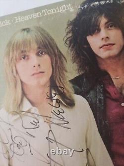 AUTOGRAPHED Vinyl Record Cheap Trick Heaven Tonight Vintage Original 1978