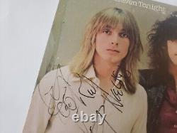 AUTOGRAPHED Vinyl Record Cheap Trick Heaven Tonight Vintage Original 1978