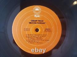 AUTOGRAPHED Vinyl Record Cheap Trick Heaven Tonight Vintage Original 1978