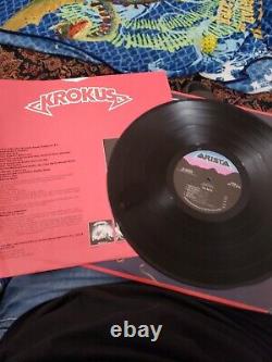 AUTOGRAPHED Vinyl Record KROKUS the blitz Vintage Original 1984