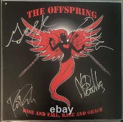 AUTOGRAPH The Offspring Rise and Fall Rage and Grace 2008 US vinyl record album