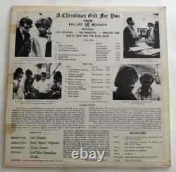 A Christmas Gift For You LP Phillies Records PHLP 4005 Crystals Signed