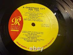 A Christmas Gift For You LP Phillies Records PHLP 4005 Crystals Signed