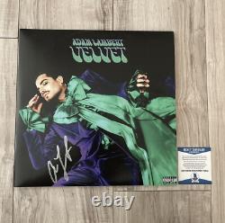 Adam Lambert Signed Autographed Velvet Vinyl Record Beckett COA
