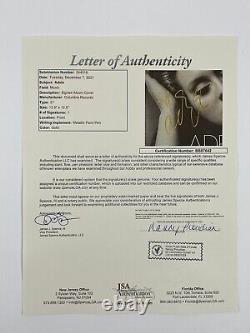 Adele Signed Autographed 21 Vinyl LP Record JSA Letter COA Adele Adkins Rare