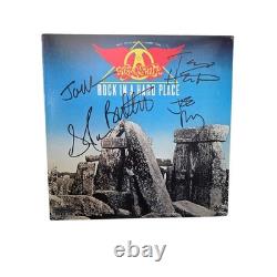 Aerosmith Rock in a Hard Place Autographed Vinyl Record Authentication Pros