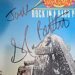 Aerosmith Rock in a Hard Place Autographed Vinyl Record Authentication Pros