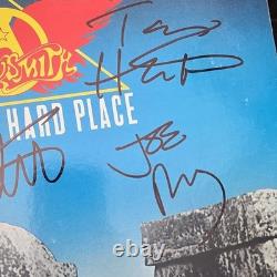 Aerosmith Rock in a Hard Place Autographed Vinyl Record Authentication Pros