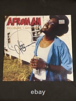 Afroman Because I Got High 12-inch LP Vinyl Record Rare Signed Autographed Album