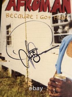 Afroman Because I Got High 12-inch LP Vinyl Record Rare Signed Autographed Album