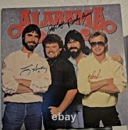 Alabama The Touch HAND AUTOGRAPHED BY ENTIRE BAND/RARE Vinyl record