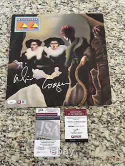 Alice Cooper Signed Dada 2018 Limited Edition Orange Swirl Color Vinyl Jsa Coa