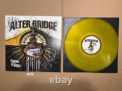 Alter Bridge Signed Autographed Vinyl Record LP Creed One Day Remains Blackbird