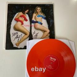 Aly & AJ Sanctuary Orange Vinyl SIGNED
