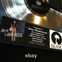Amy Winehouse (Back To Black) CD LP Record Vinyl Autographed Signed