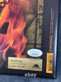Anthrax Band all 4 withScott Ian Signed Vinyl Album LP Autographed Record Auto JSA