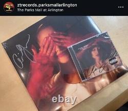 Ariana Grande Hand Signed Autographed Eternal Sunshine Vinyl Record In Hand