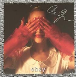Ariana Grande Hand Signed Autographed Eternal Sunshine Vinyl Record In Hand