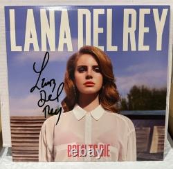 Authentic Signed VINYL LP Lana Del Rey BORN TO DIE CoA Included
