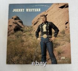 Autographed Collectible-Johnny Western- Vinyl LP Record- Country Western Folk