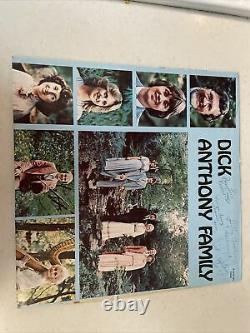 Autographed DICK ANTHONY FAMILY STEREO LP Vinyl Record Album R 2436 LPS