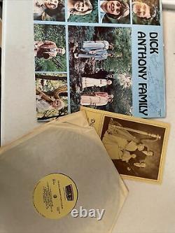 Autographed DICK ANTHONY FAMILY STEREO LP Vinyl Record Album R 2436 LPS