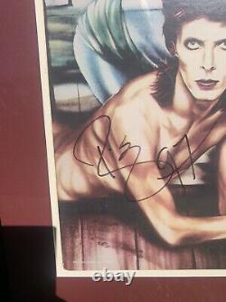 Autographed David Bowie Diamond Dogs Vinyl LP