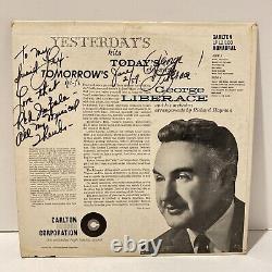 Autographed GEORGE LIBERACE Yesterday's Hits Todays' Classics LP Vinyl Record