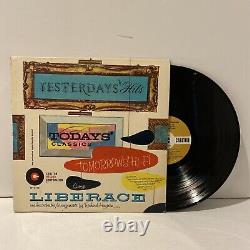 Autographed GEORGE LIBERACE Yesterday's Hits Todays' Classics LP Vinyl Record