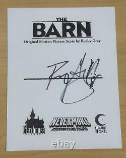 Autographed LE The Barn Original Soundtrack Test Pressing Vinyl Record (#24/40)