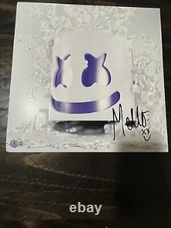 Autographed Marshmello Album Vinyl Beckett BAS Signed Auto Authentic