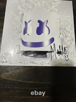 Autographed Marshmello Album Vinyl Beckett BAS Signed Auto Authentic