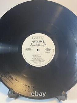 Autographed Metallica Ride The Lightning Vinyl Promo Copy