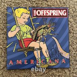 Autographed Offspring Dexter Holland and Noodles signed Americana Vinyl LP