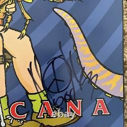 Autographed Offspring Dexter Holland and Noodles signed Americana Vinyl LP