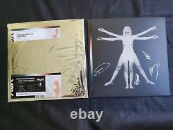 Autographed Signed Angels and & Airwaves Lifeforms Bone Black Splatter Vinyl LP